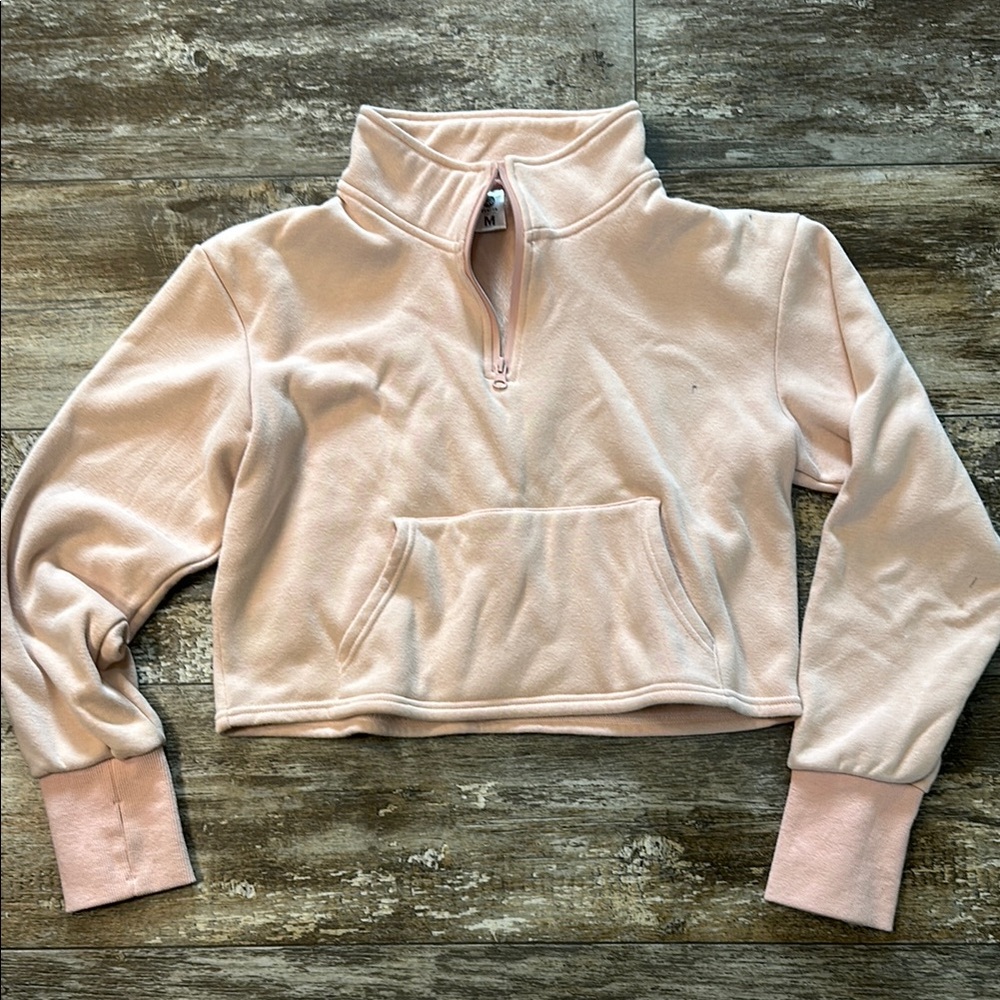 Senita Blush Hailey crop pullover